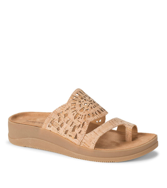 Flora Slide Sandal - Natural (BT31251)