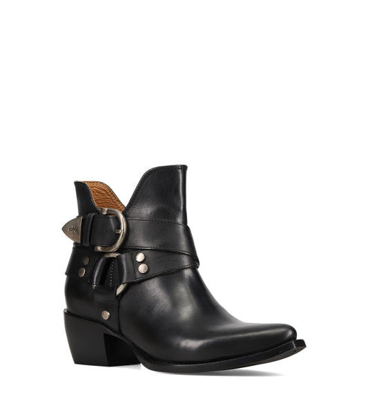 Sacha Multi Strap Bootie - Black (FR41351-BLAC)