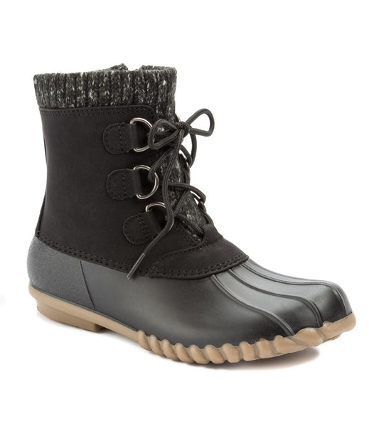 Fabulous Duck Boot - Black (BT24206)