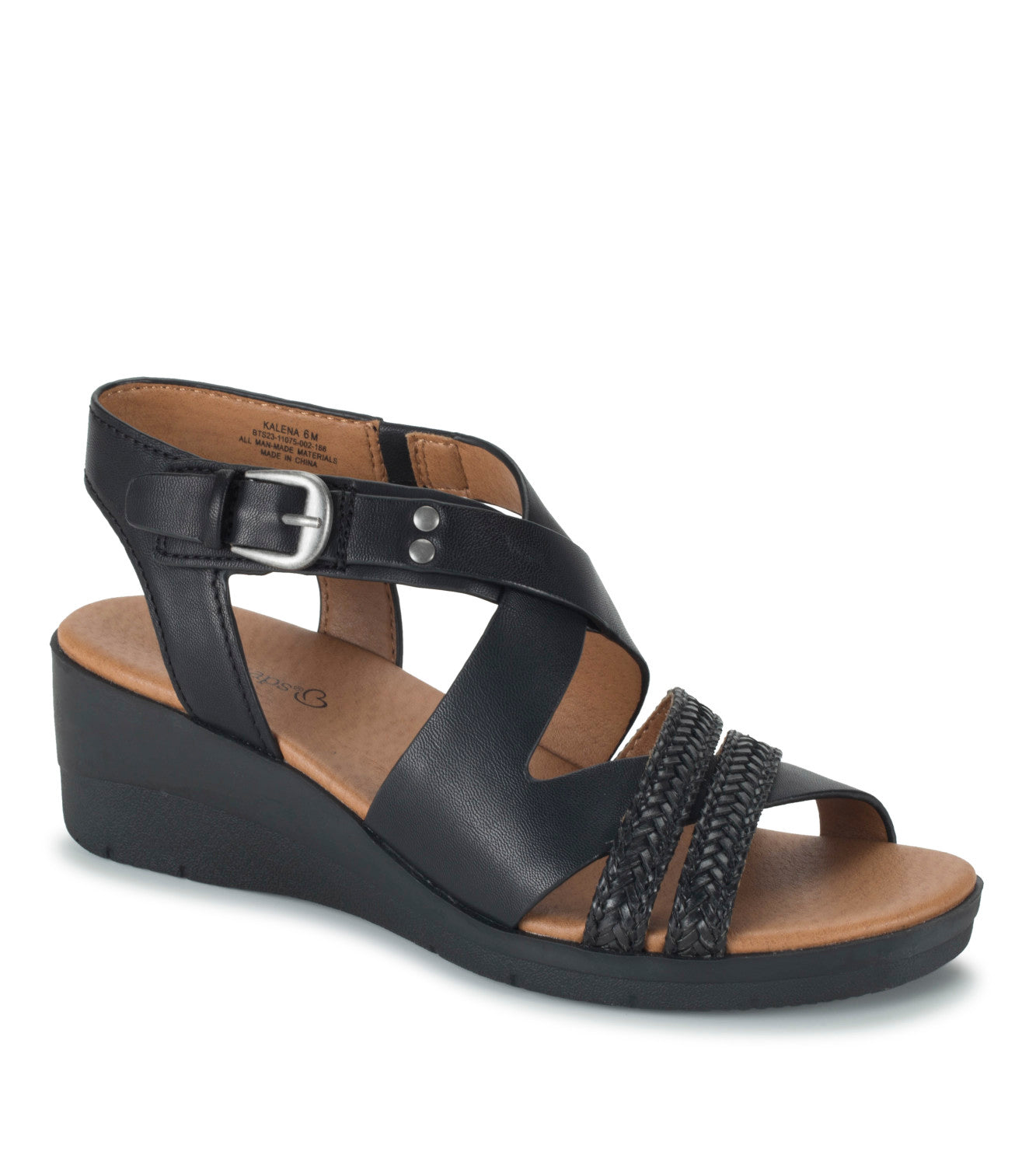 Kalena Wedge Sandal - Black (BT29781)