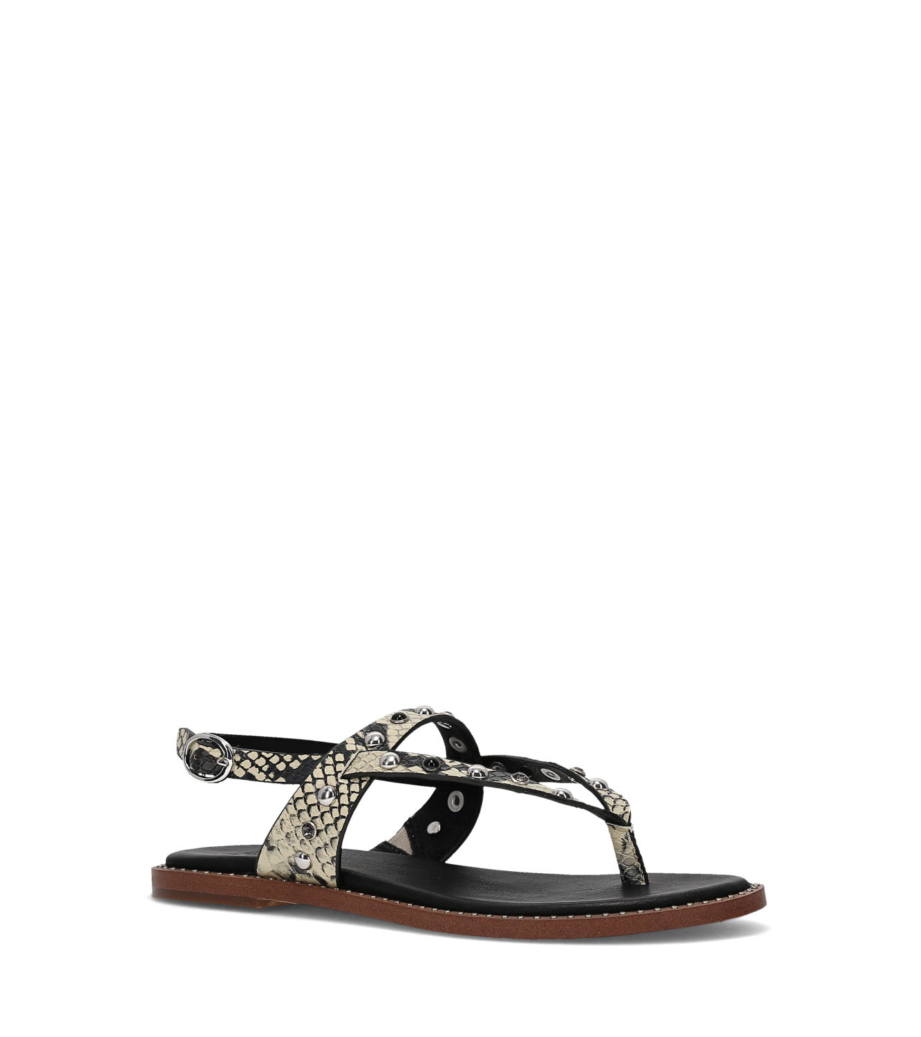 Bucky Studded Thong - Snake Emboss (FO10427)
