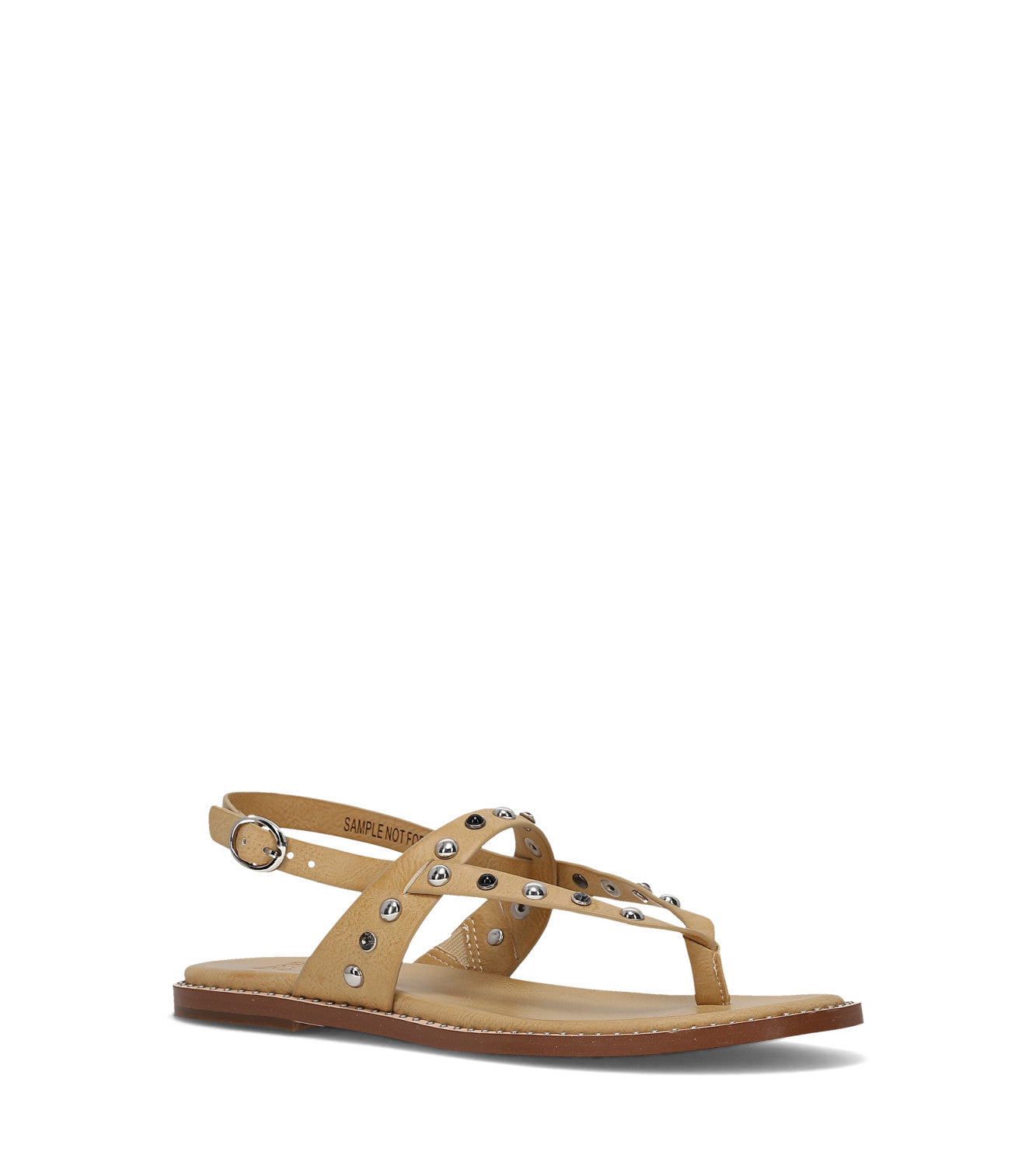 Bucky Studded Thong - Light Flax (FO10429)