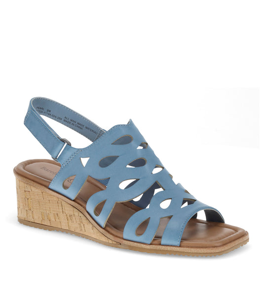 Pearl Wedge Sandal - Island Blue (BT30518)