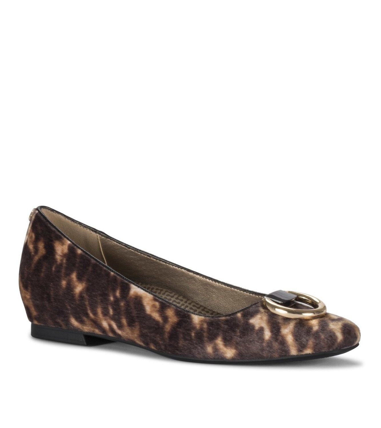 Perrie Casual Flat - Brown Multi Leopard (BT27529)