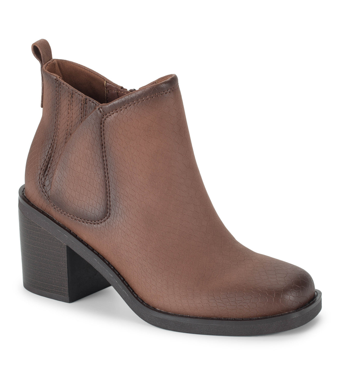 Maria Block Heel Bootie - Oak (BT30163)