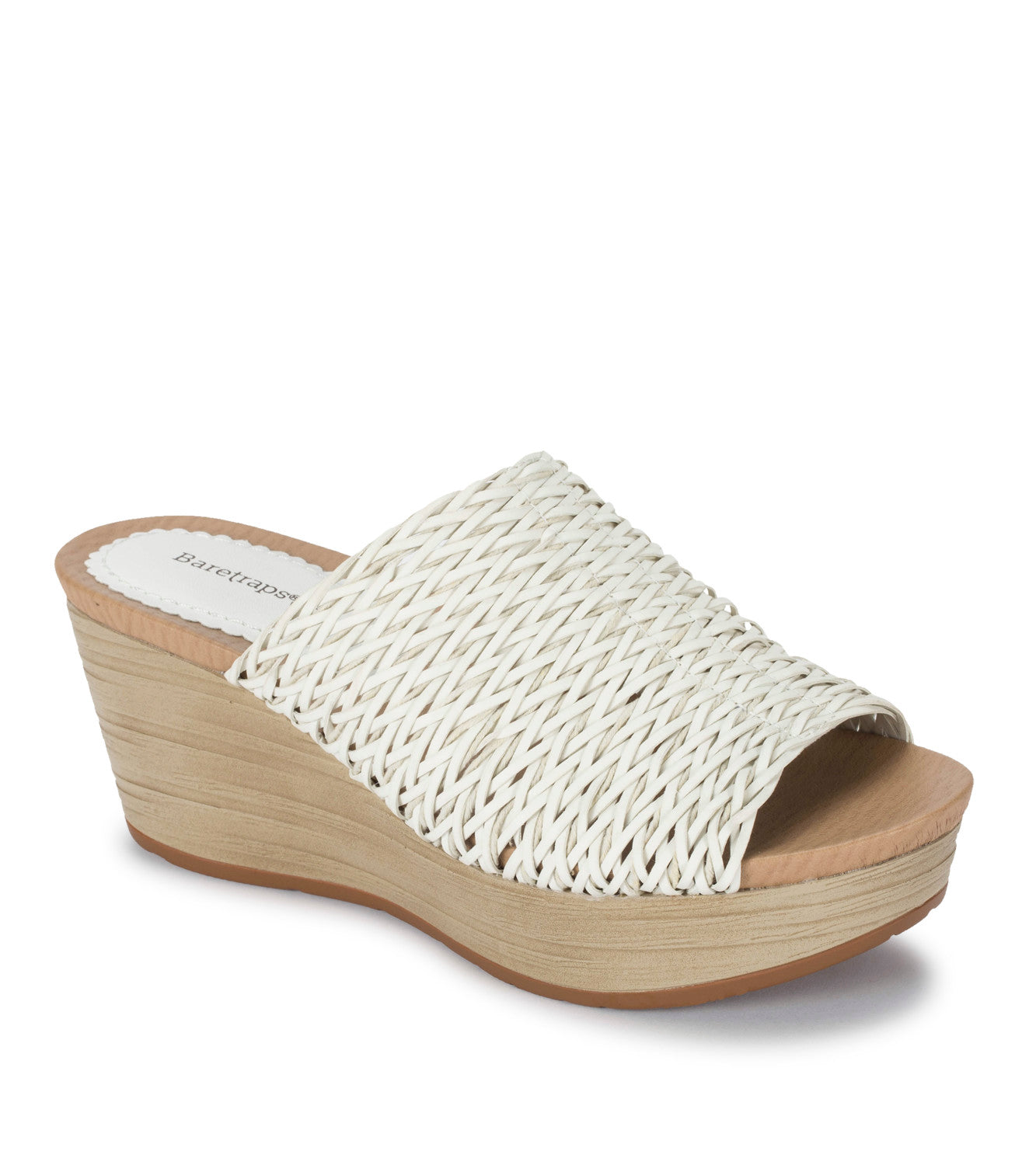 Macauley Wedge Slide Sandal - White (BT29021)