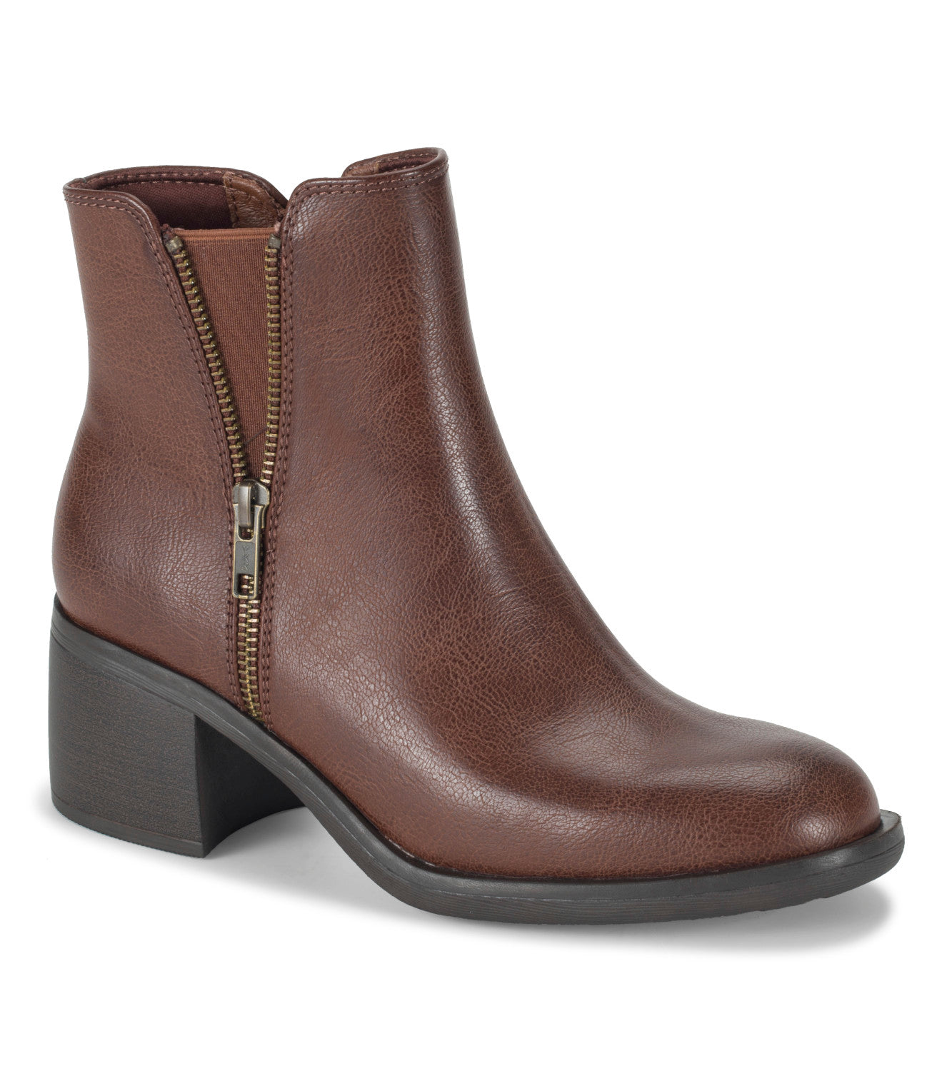 Avery Block Heel Bootie - Oak (BT30111)