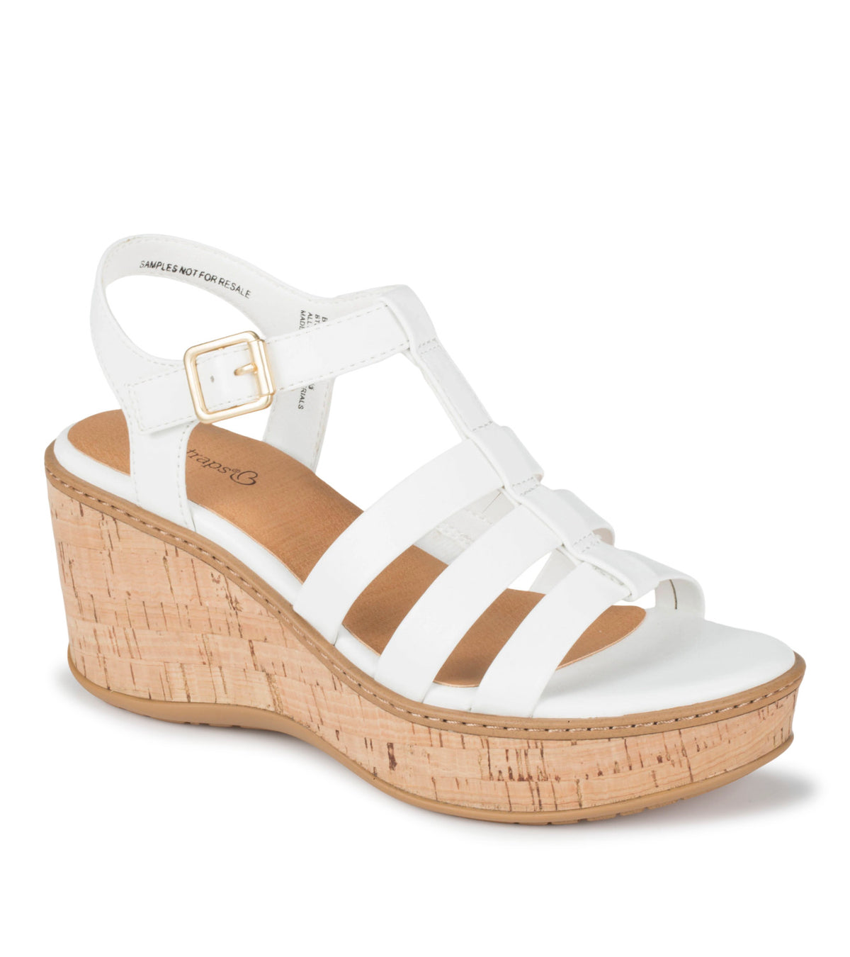 Becklyn Wedge Sandal - White (BT32238)