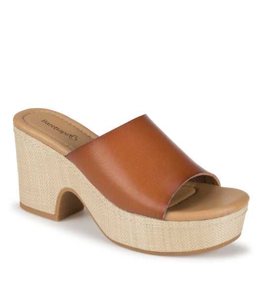 Teah Wedge Slide Sandal - Dark Caramel (BT31920)