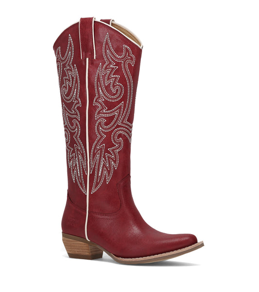 Irlene Tall Deco Stitch - Dark Cherry (FO10401)