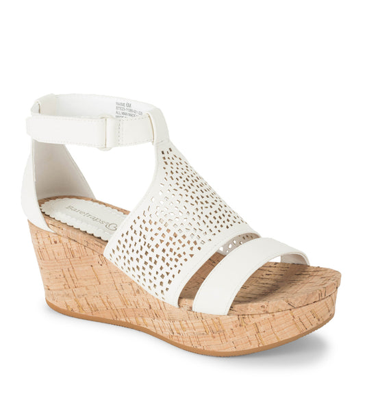 Raisie Wedge Sandal - Cream (BT29803)