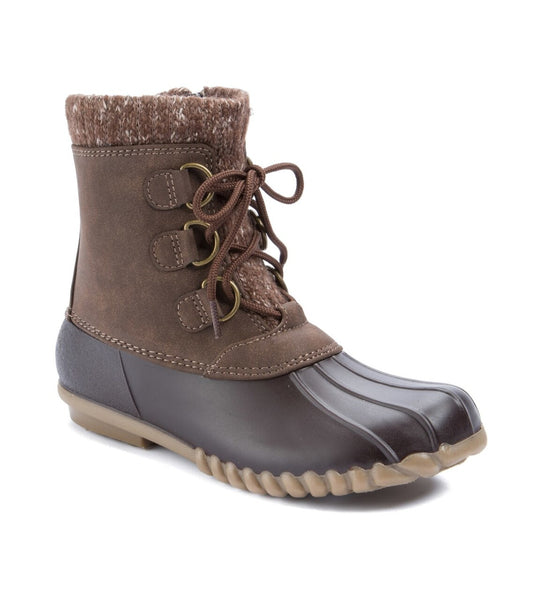 Fabulous Duck Boot - Dark Brown (BT24207)