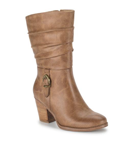 Cheyenne Mid Calf Boot - Auburn (BT29366)