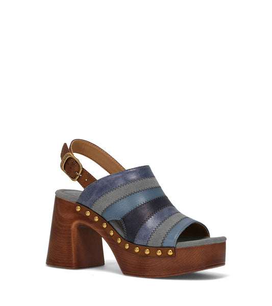 Wylie Patchwork - Blue Multi (FO10405)
