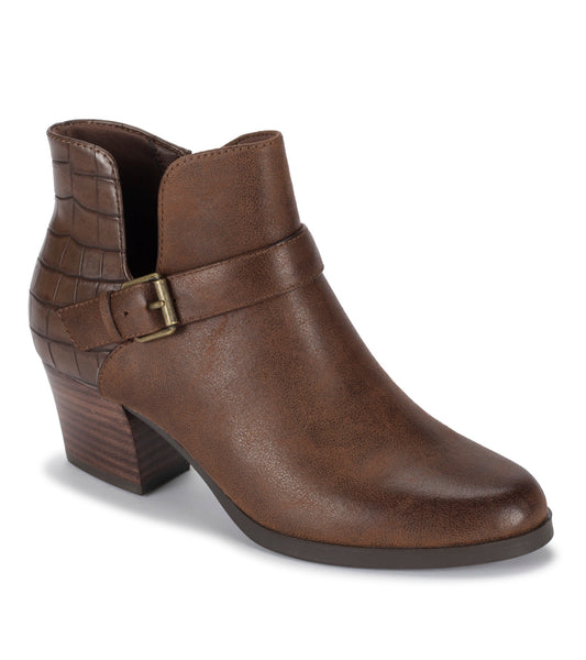 Lexis Block Heel Bootie - Brush Brown Croco (BT28429)