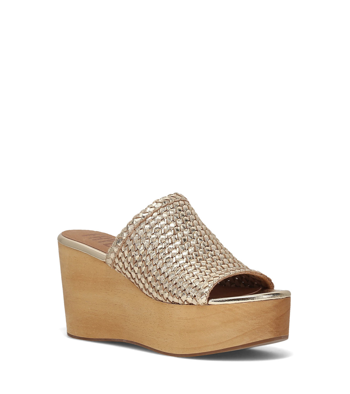 Wren Woven Slide - Gold (FR42650-GOLD)