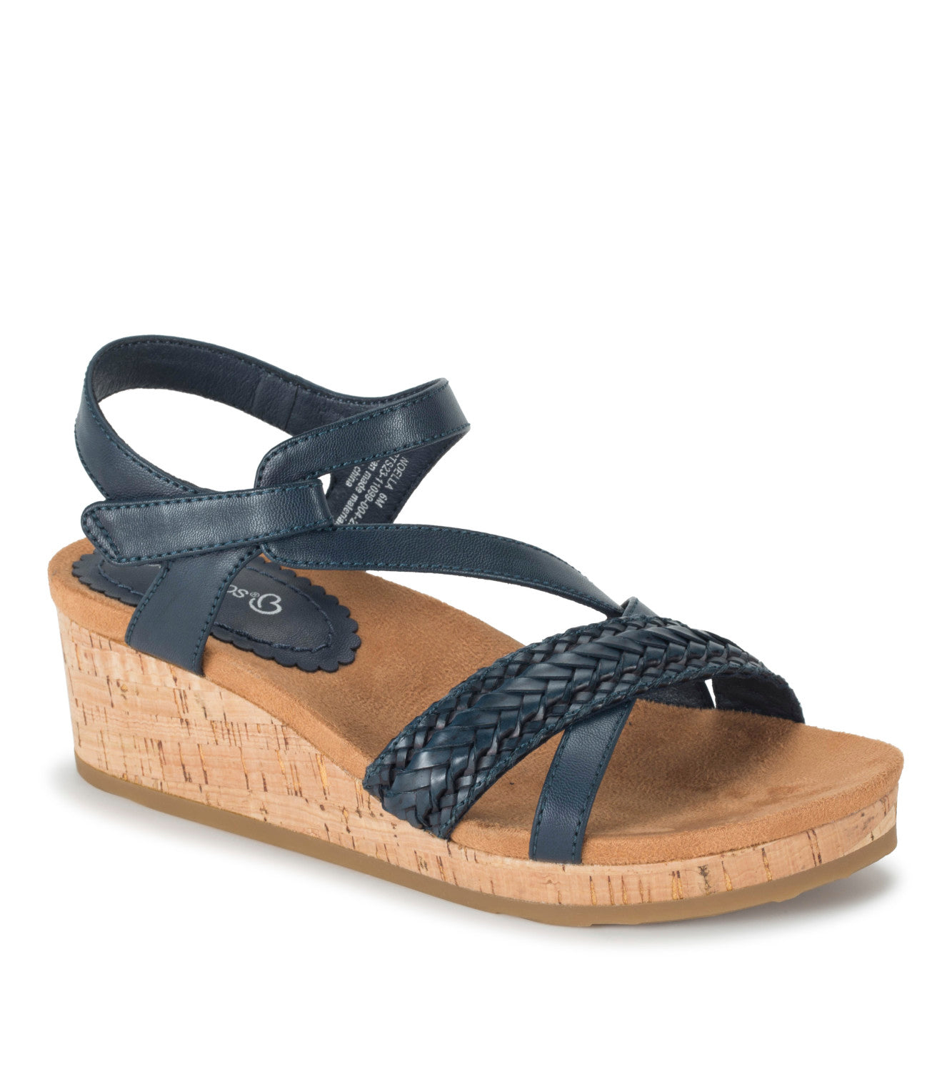 Noella Wedge Sandal - Navy Blue (BT29785)
