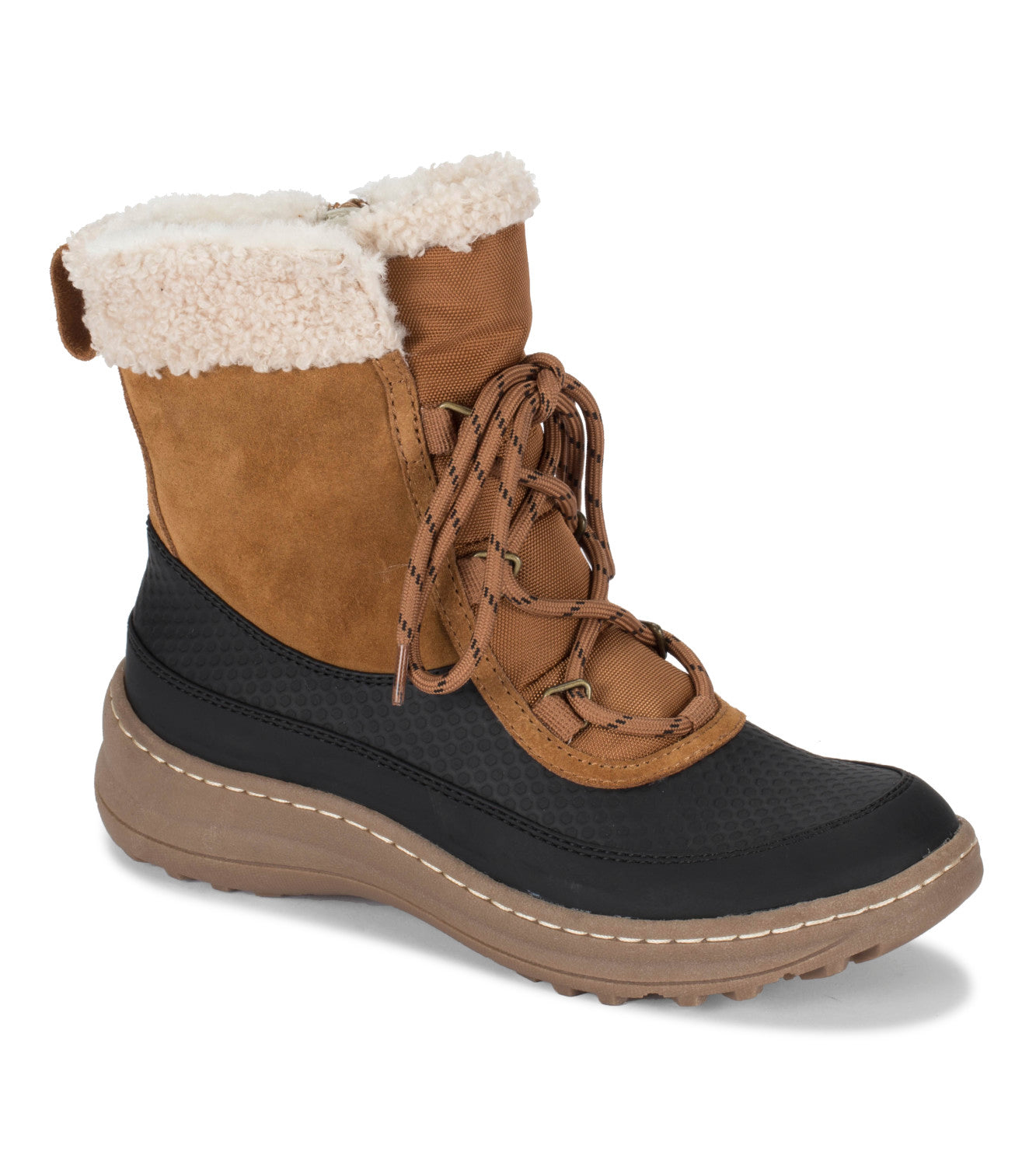 Alta Cold Weather Bootie - Cognac/Black Suede (BT28514)