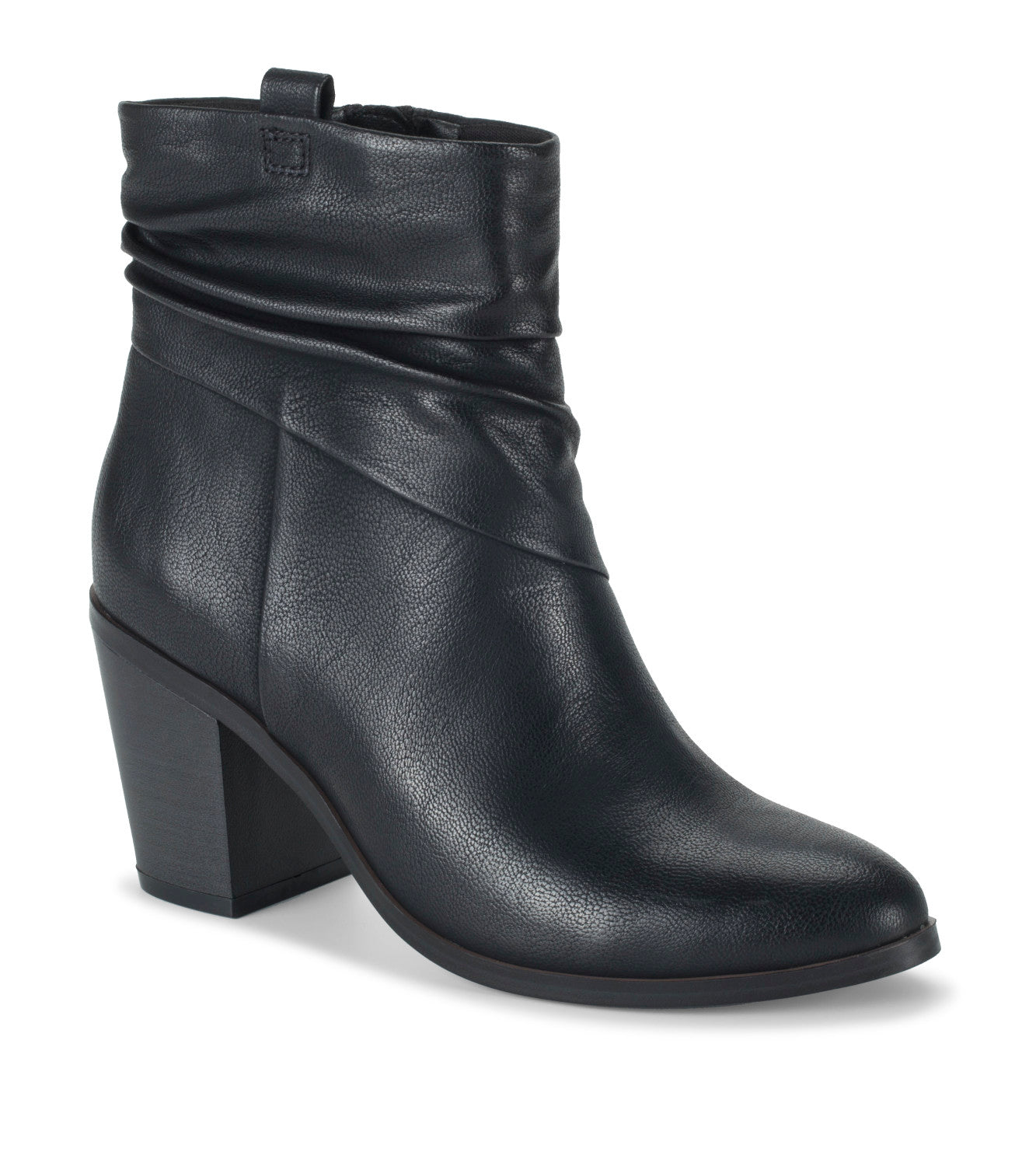 Katherine Block Heel Bootie - Black (BT30138)