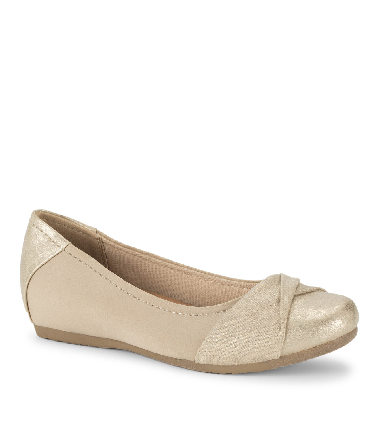 Mitsy Casual Flat - Light Gold (BT29614)