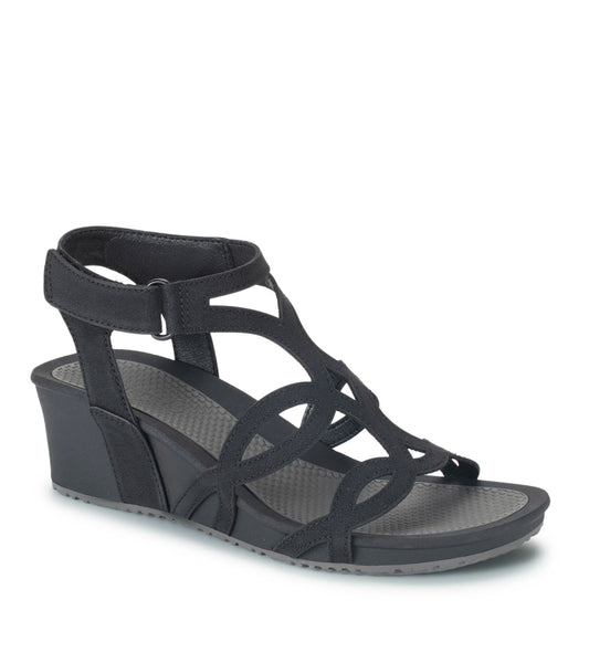 Raeanne Wedge Sandal - Black (BT29681)