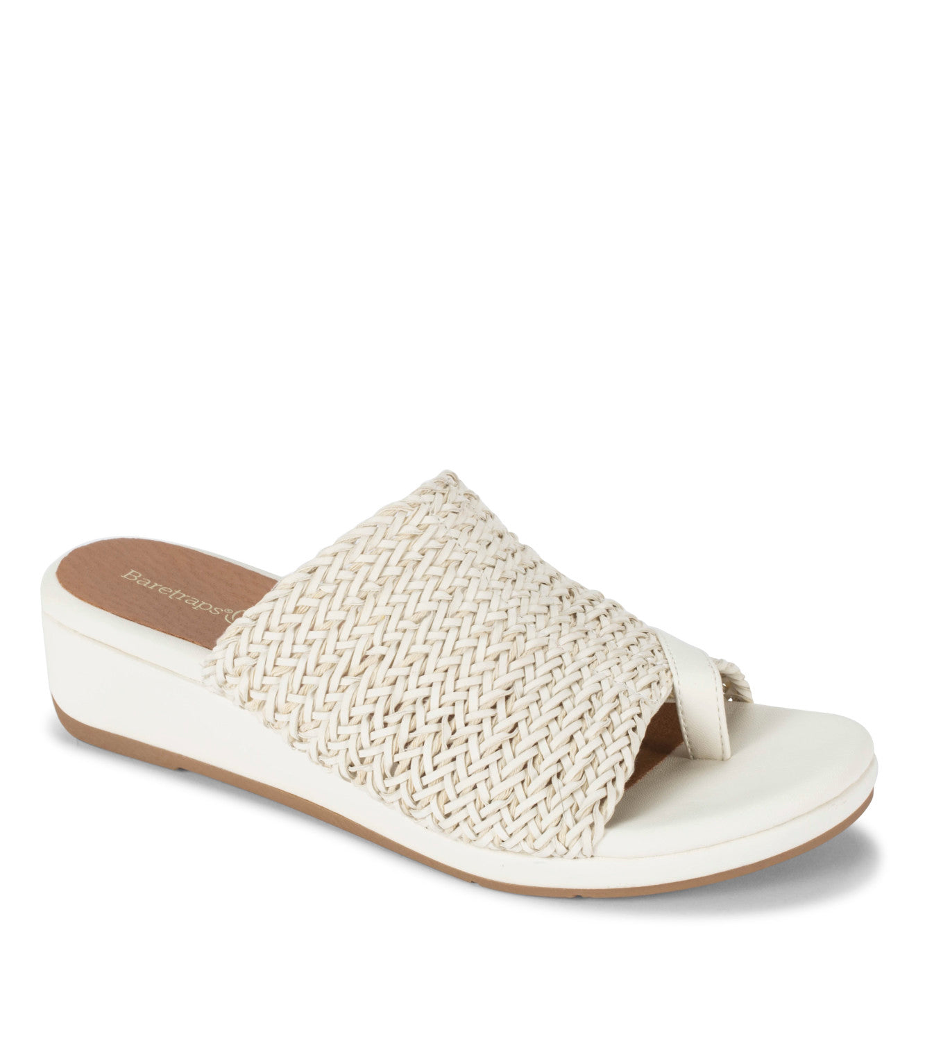 Abey Wedge Slide Sandal - Cream (BT28687)