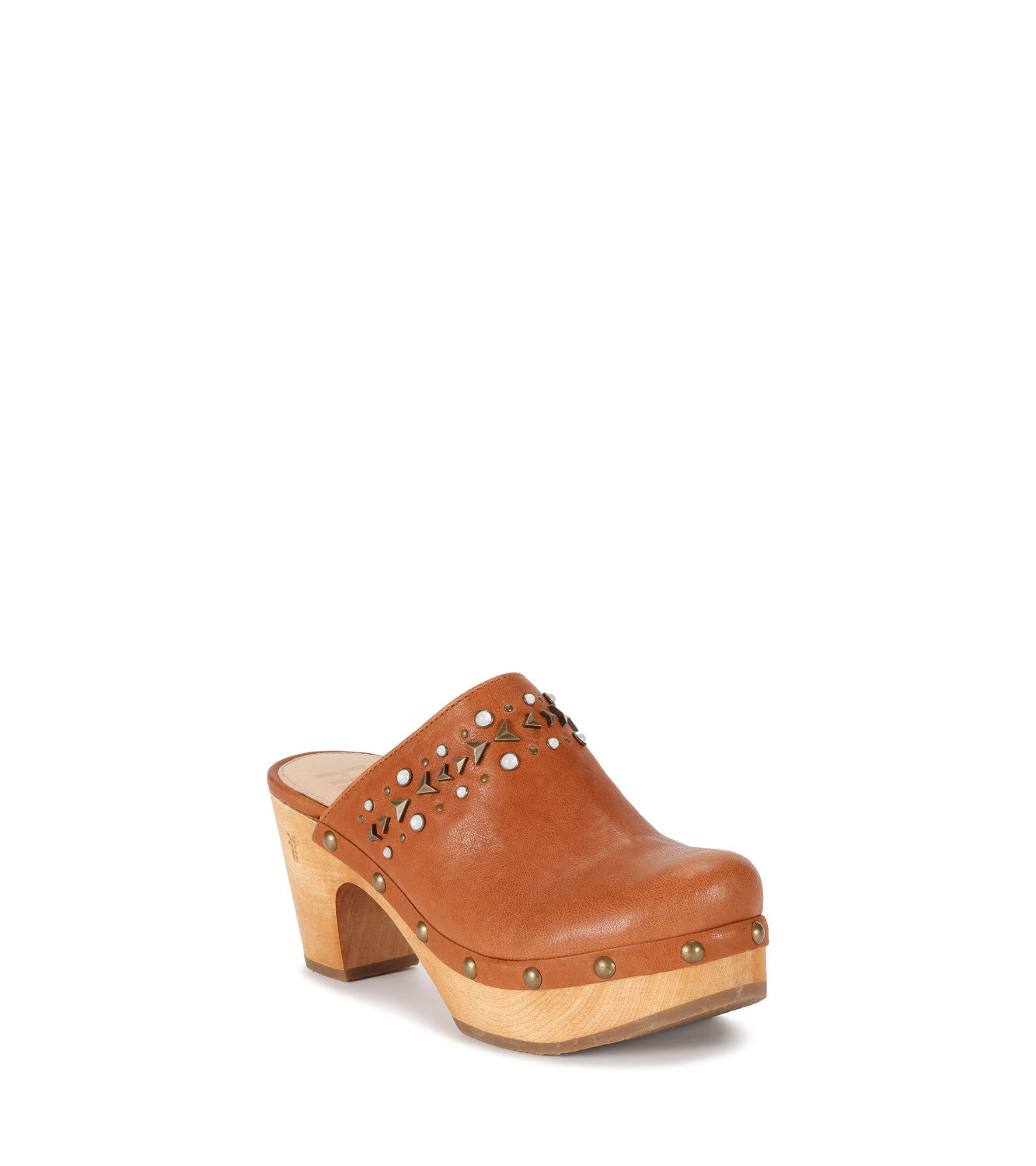 Jessica Studded Clog - Tan (FR40388-TAN)