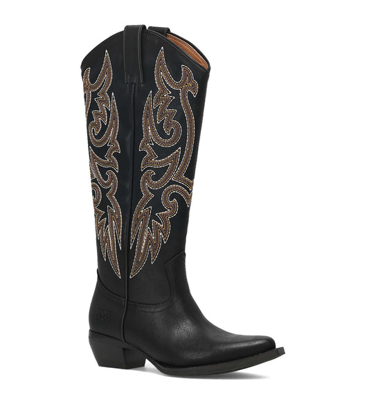 Irlene Tall Deco Stitch - Black (FO10309)