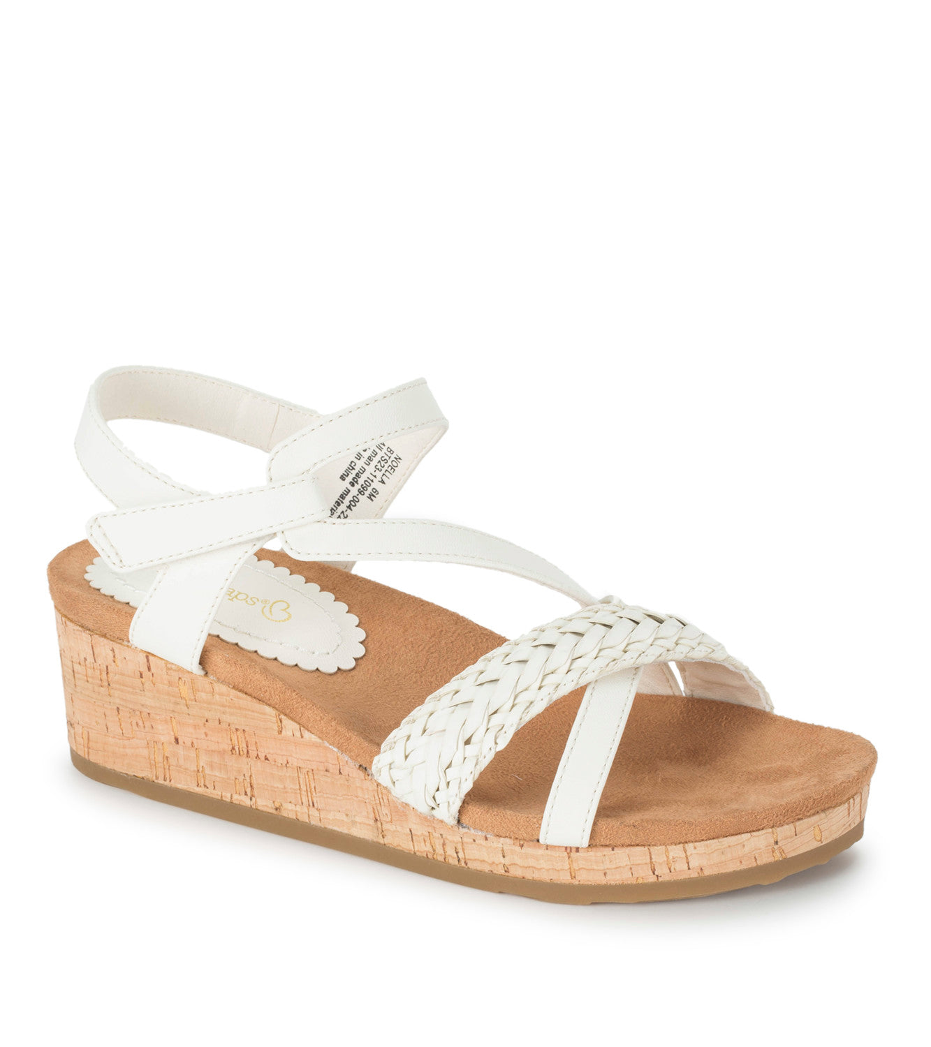 Noella Wedge Sandal - Cream (BT29788)