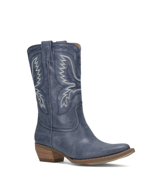 Irlene Short Deco Stitch - Denim Blue (FO10450)