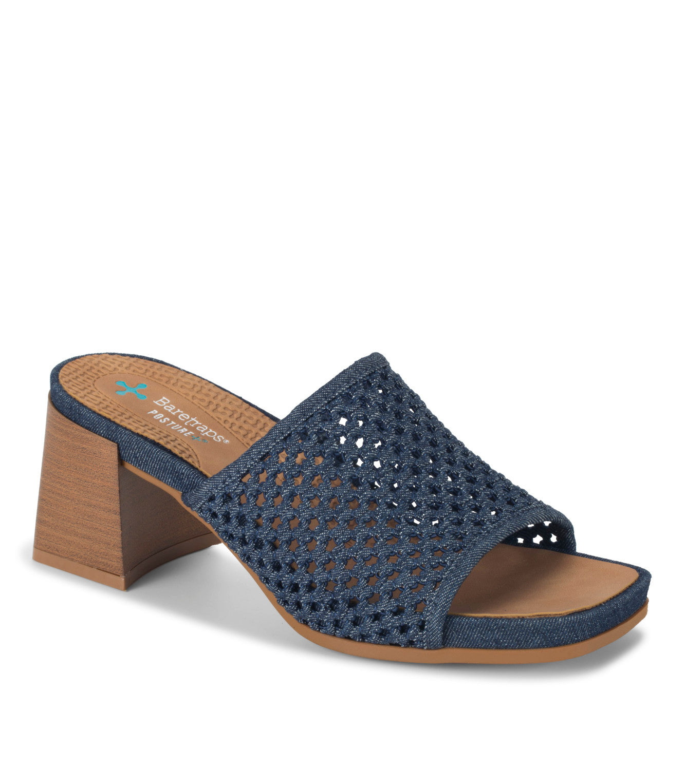 Brenda Block Heel Sandal - Dark Denim (BT29721)