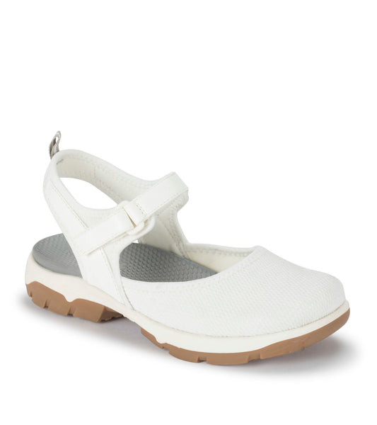 Lynsie Mary Jane Flat - White (BT28855)