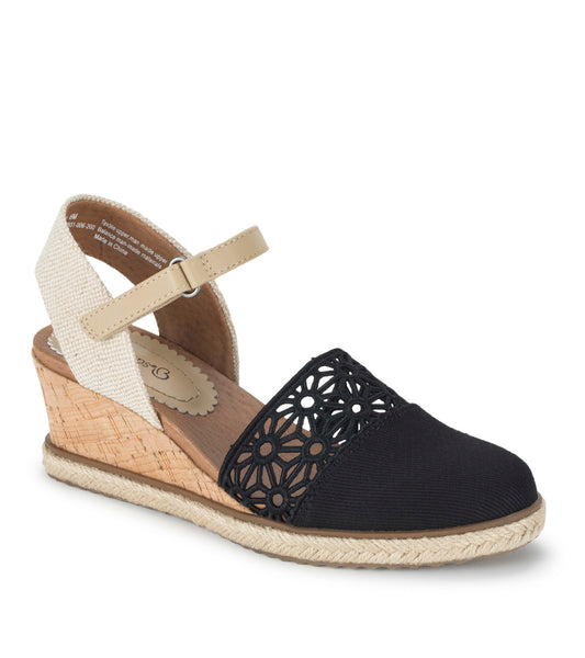 Olicia Wedge Sandal - Black (BT29644)