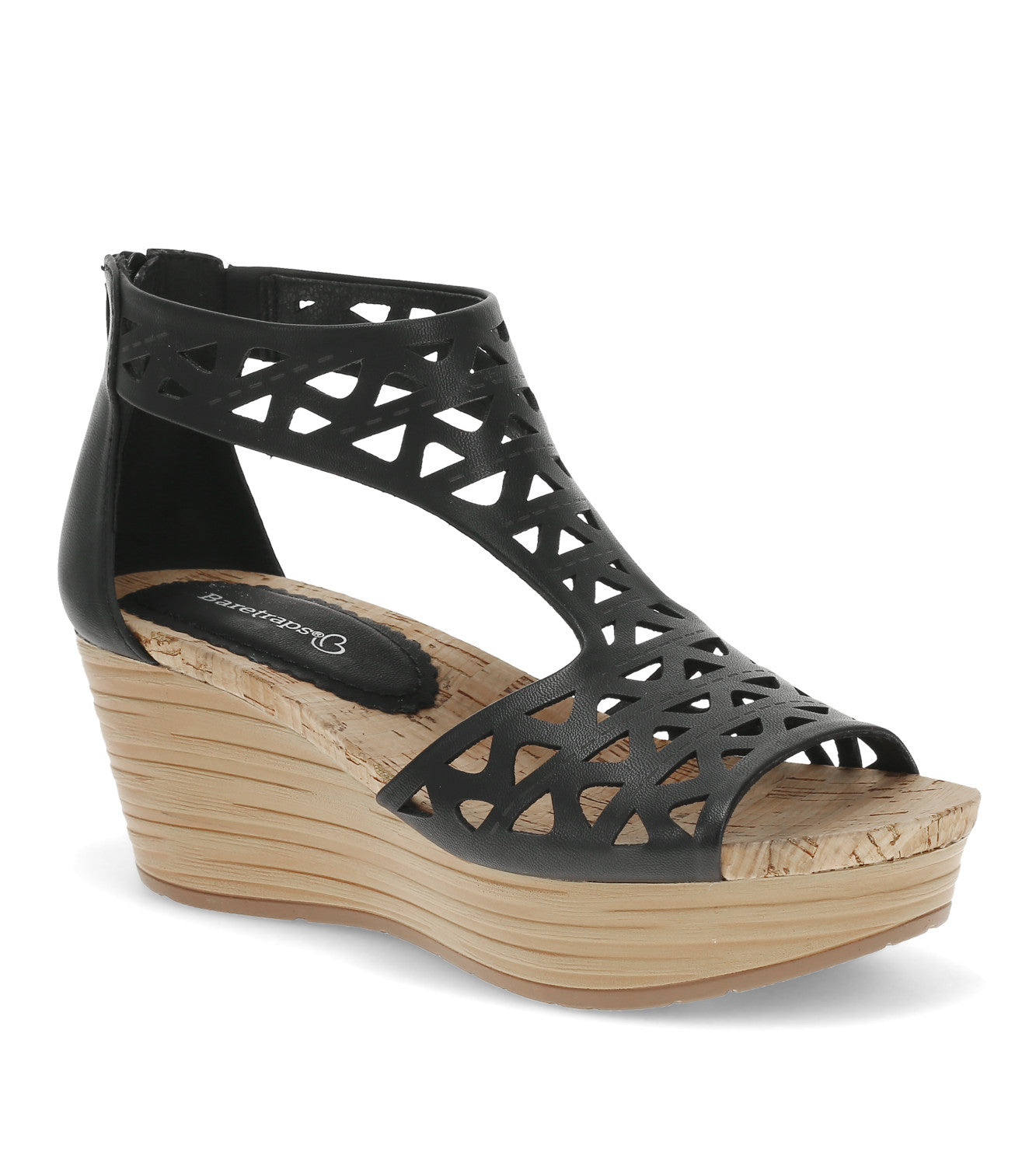 Miriam Wedge Sandal - Black (BT26351)
