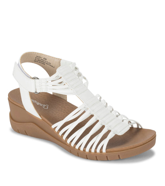 Cagney Wedge Sandal - White (BT28693)