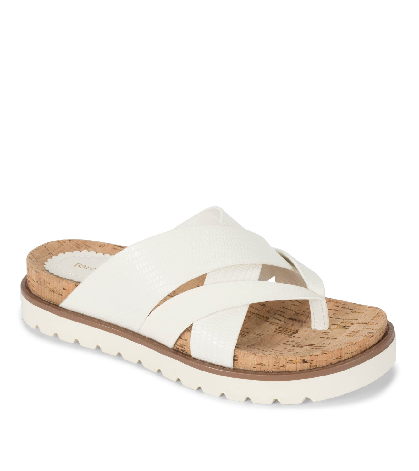 Deirdra Slide Sandal - Cream Lizard (BT28942)