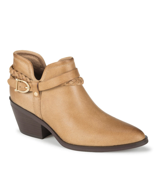 Daisie Block Heel Ankle Bootie - Sand (BT31990)