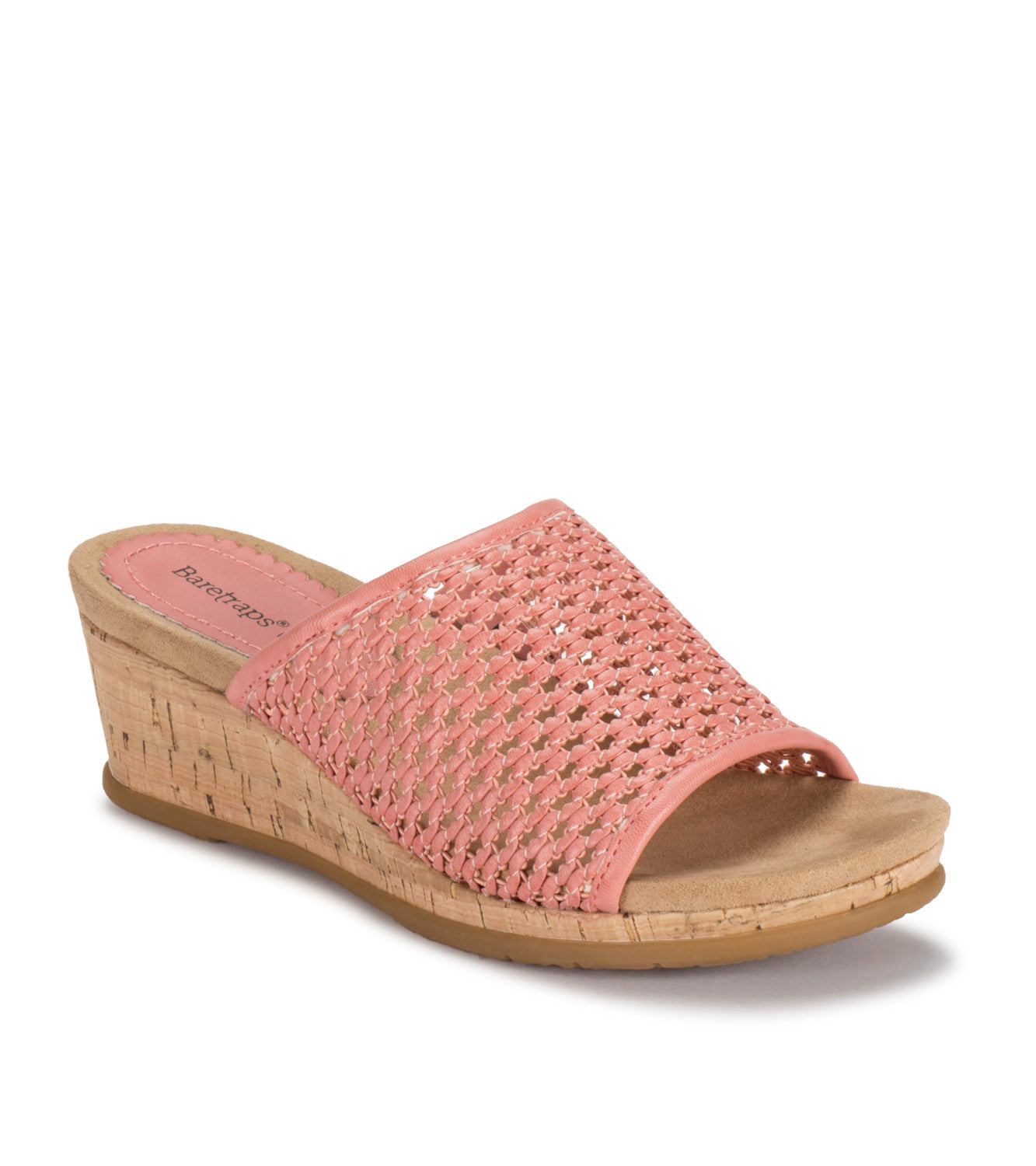 Flossey Wedge Slide Sandal - Burnt Coral (BT27961)