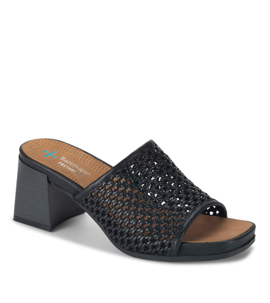 Brenda Block Heel Sandal - Black (BT29716)