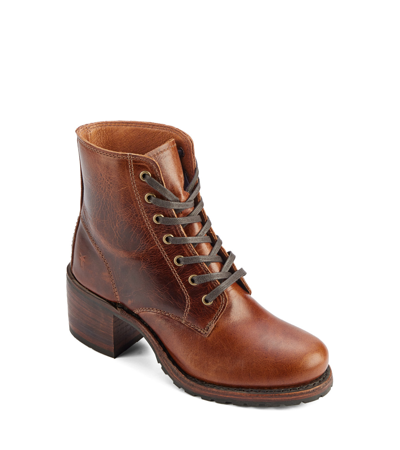 Sabrina 6G Lace Up - Cognac (3477029-COG)