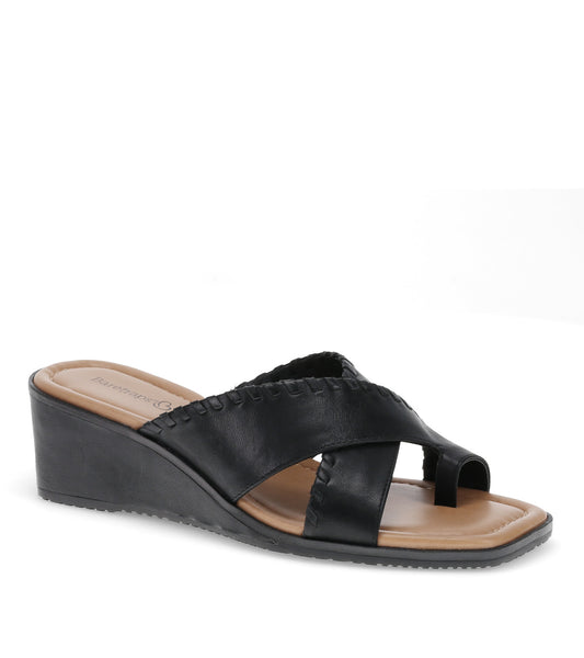 Paige Wedge Sandal - Black (BT30482)