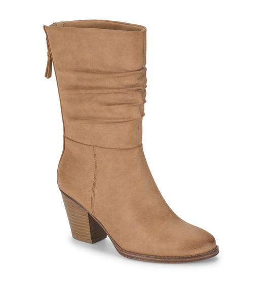 Camila Mid Calf Boot - Salted Caramel (BT30257)