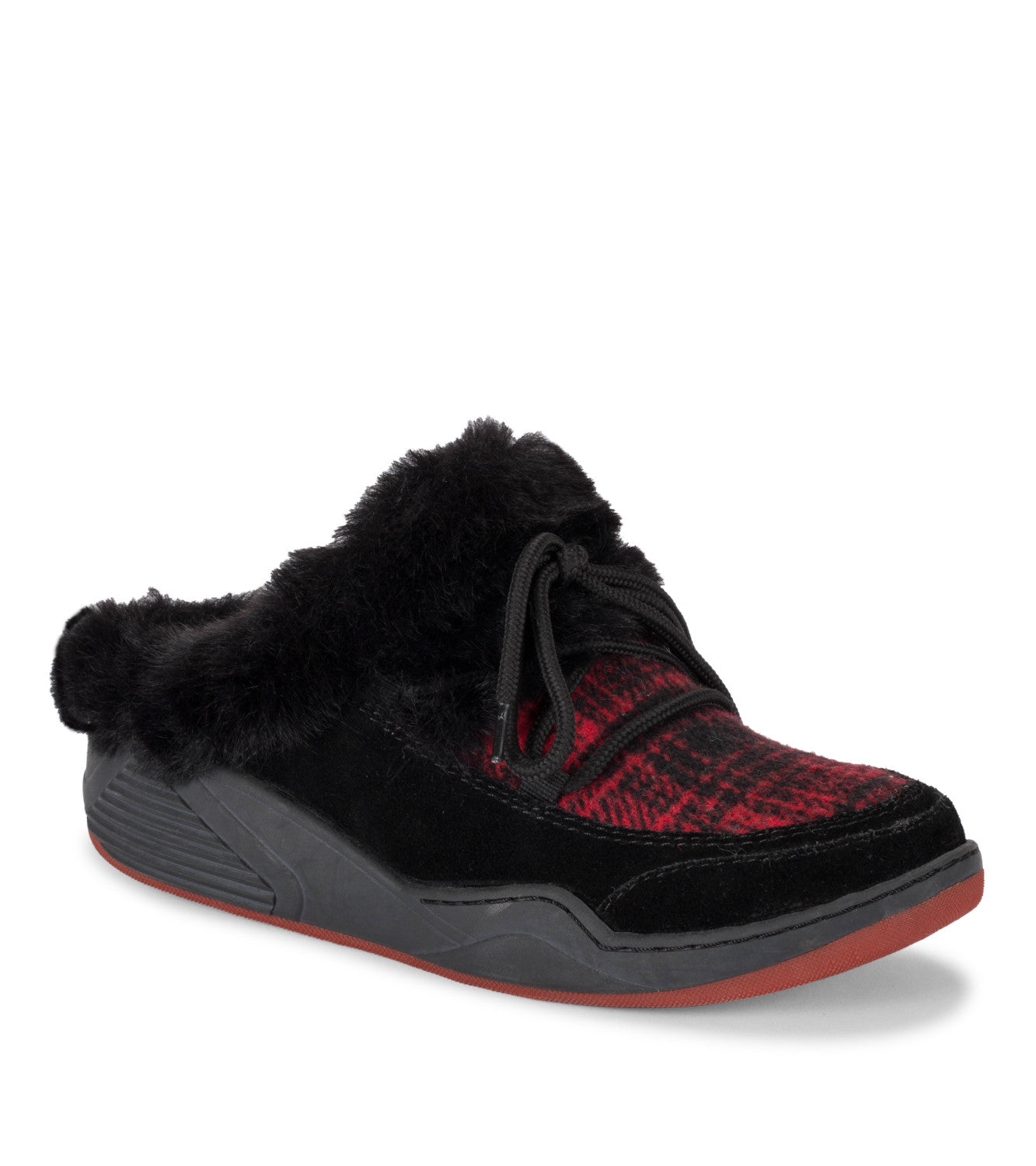 Landon Clog Slipper - Black/Red (BT27610)