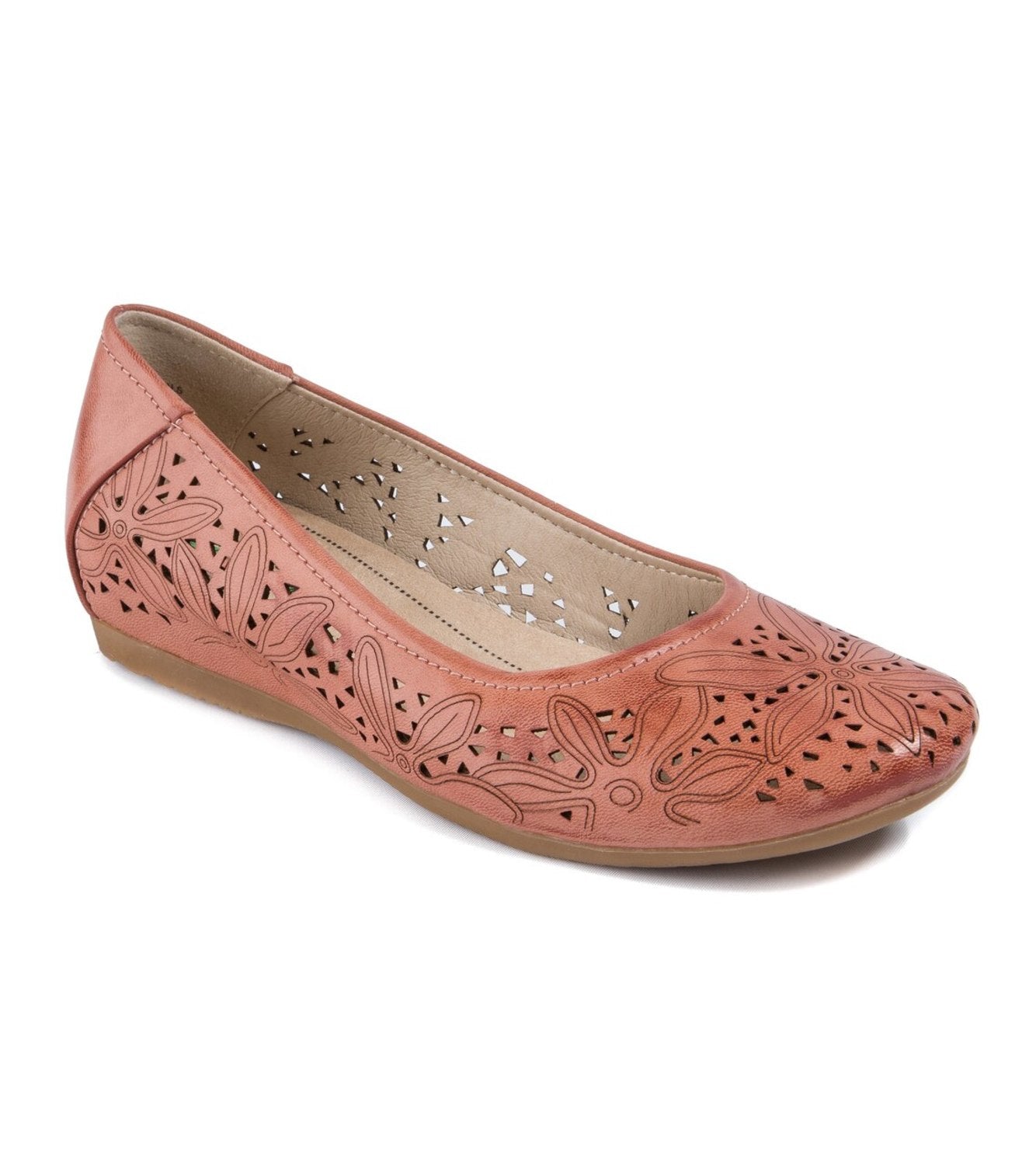 Mariah Casual Flat - Red Rose (BT24820)