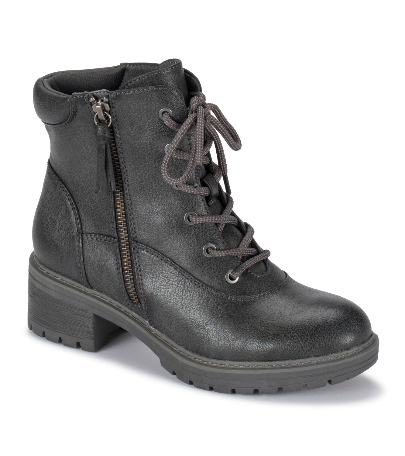 Asher Lace Up Bootie - Dark Grey (BT28581)