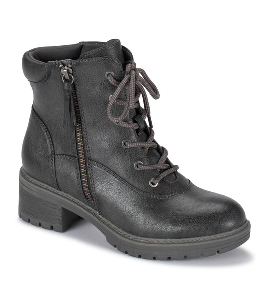 Asher Lace Up Bootie - Dark Grey (BT28581)