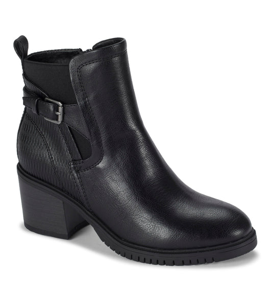 Fremily Block Heel Boot - Black (BT29415)