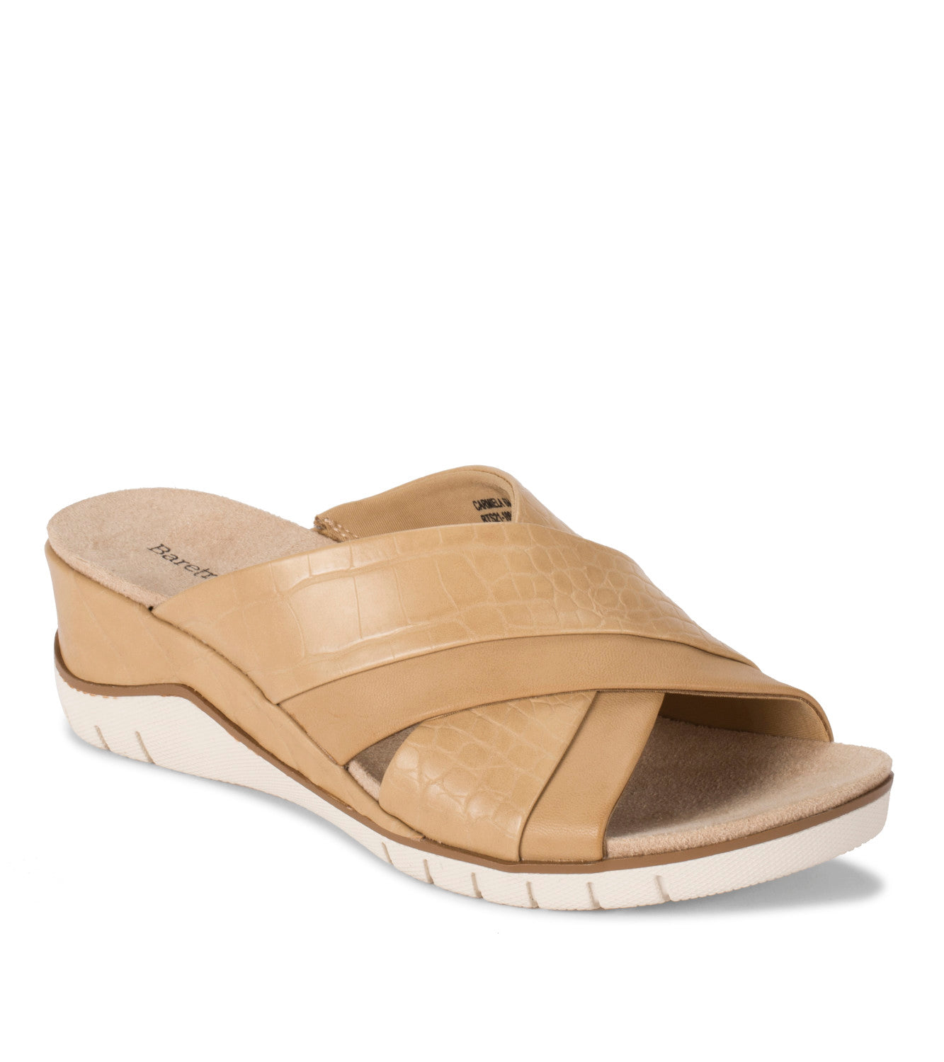 Carmiela Wedge Slide Sandal - Wheat Croco (BT27905)