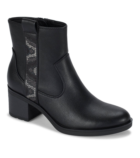 Covina Block Heel Bootie - Black (BT29409)