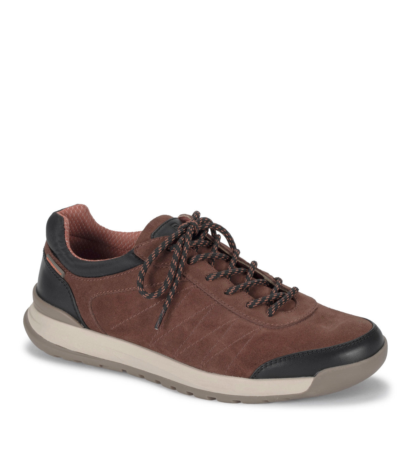 Newton Water Resistant Casual Sneaker - Coffee/Black Suede (BT28558)